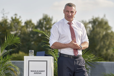 Wahlkampfarena der Jungen Union in Hannover