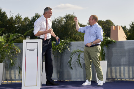 Wahlkampfarena der Jungen Union in Hannover