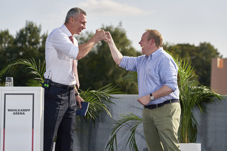 Wahlkampfarena der Jungen Union in Hannover