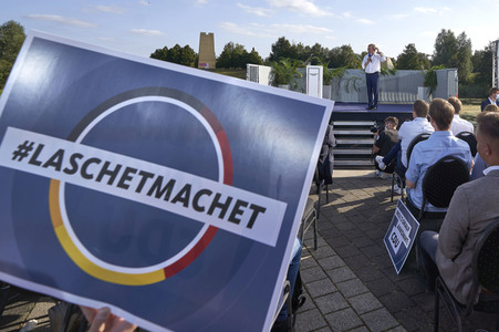 Wahlkampfarena der Jungen Union in Hannover