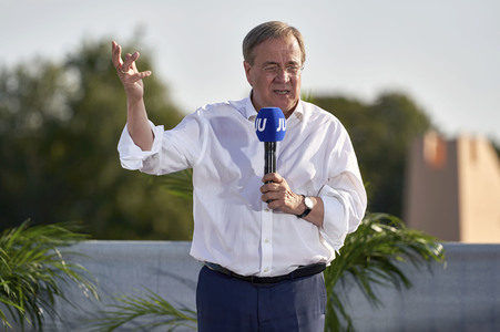 Wahlkampfarena der Jungen Union in Hannover