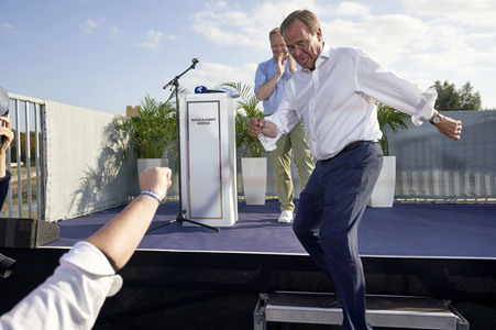 Wahlkampfarena der Jungen Union in Hannover