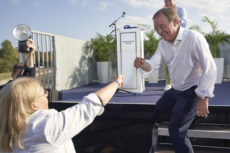 Wahlkampfarena der Jungen Union in Hannover