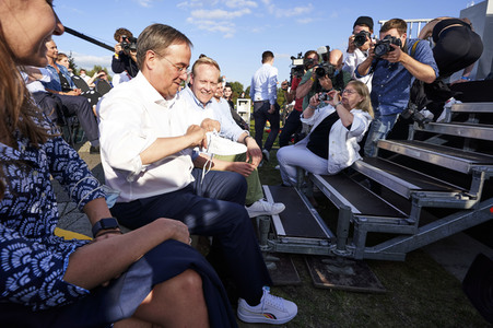 Wahlkampfarena der Jungen Union in Hannover