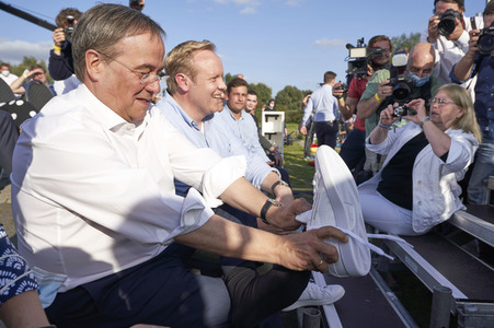 Wahlkampfarena der Jungen Union in Hannover