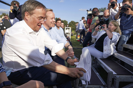 Wahlkampfarena der Jungen Union in Hannover