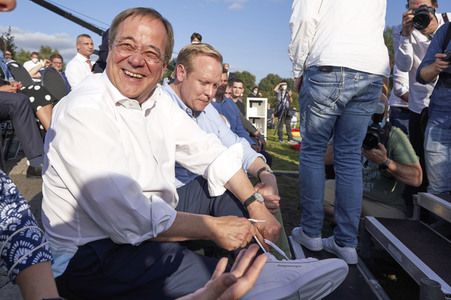 Wahlkampfarena der Jungen Union in Hannover