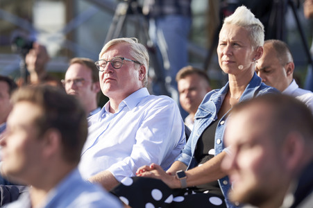 Wahlkampfarena der Jungen Union in Hannover