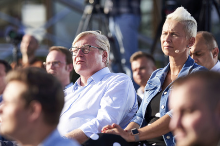 Wahlkampfarena der Jungen Union in Hannover