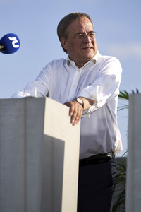 Wahlkampfarena der Jungen Union in Hannover