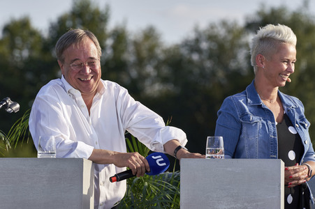 Wahlkampfarena der Jungen Union in Hannover