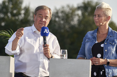 Wahlkampfarena der Jungen Union in Hannover