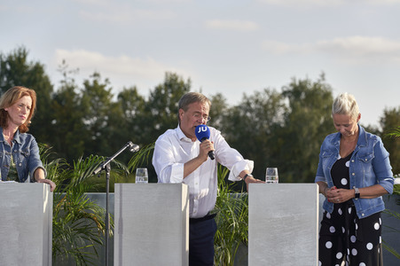 Wahlkampfarena der Jungen Union in Hannover