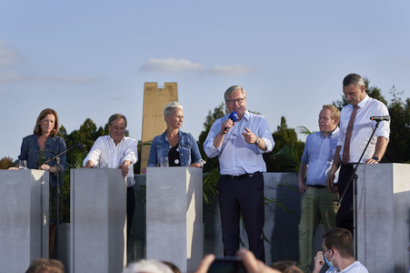 Wahlkampfarena der Jungen Union in Hannover