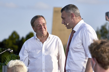 Wahlkampfarena der Jungen Union in Hannover