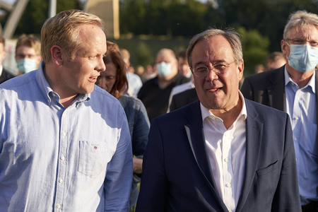 Wahlkampfarena der Jungen Union in Hannover