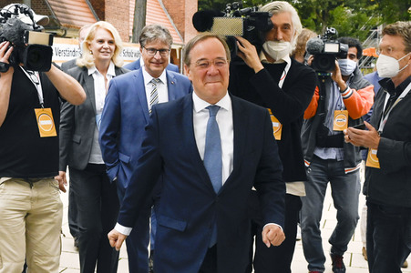Armin Laschet beim 36. Parteitag der CDU Brandenburg in Potsdam
