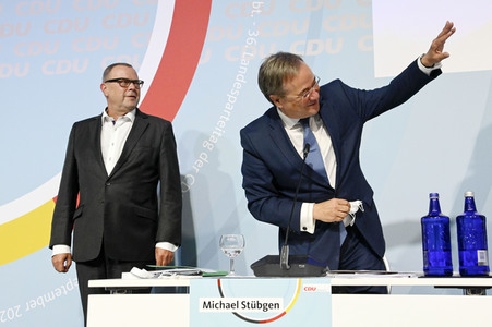 Armin Laschet beim 36. Parteitag der CDU Brandenburg in Potsdam