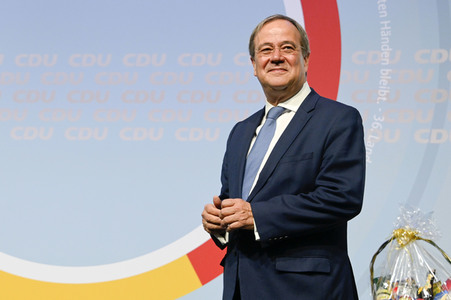 Armin Laschet beim 36. Parteitag der CDU Brandenburg in Potsdam