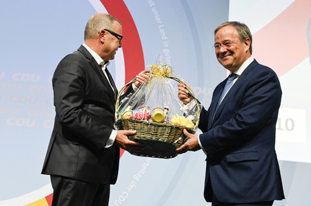 Armin Laschet beim 36. Parteitag der CDU Brandenburg in Potsdam
