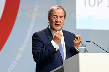 Armin Laschet beim 36. Parteitag der CDU Brandenburg in Potsdam