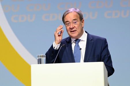 Armin Laschet beim 36. Parteitag der CDU Brandenburg in Potsdam