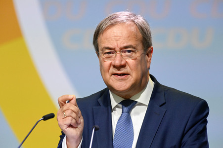 Armin Laschet beim 36. Parteitag der CDU Brandenburg in Potsdam