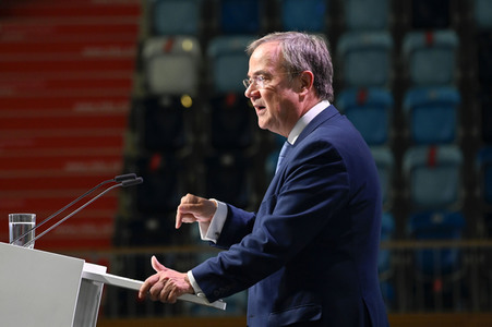 Armin Laschet beim 36. Parteitag der CDU Brandenburg in Potsdam