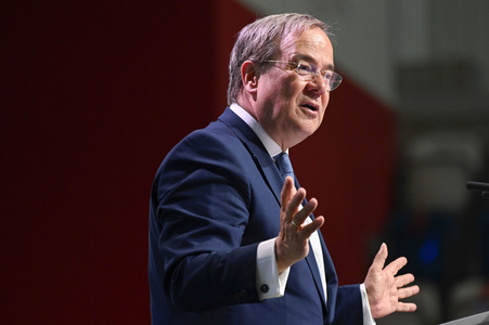 Armin Laschet beim 36. Parteitag der CDU Brandenburg in Potsdam