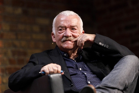 Sam Ginn und Hans Ulrich Gumbrecht auf der phil.cologne 2021 in Köln