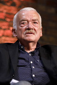 Sam Ginn und Hans Ulrich Gumbrecht auf der phil.cologne 2021 in Köln