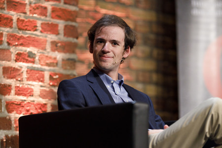 Sam Ginn und Hans Ulrich Gumbrecht auf der phil.cologne 2021 in Köln