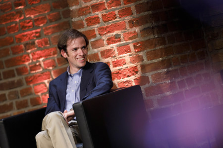 Sam Ginn und Hans Ulrich Gumbrecht auf der phil.cologne 2021 in Köln