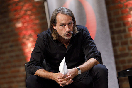 Jens Söring und Richard David Precht auf der phil.cologne 2021 in Köln