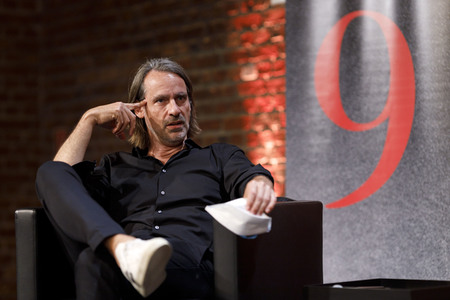 Jens Söring und Richard David Precht auf der phil.cologne 2021 in Köln