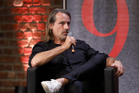 Jens Söring und Richard David Precht auf der phil.cologne 2021 in Köln