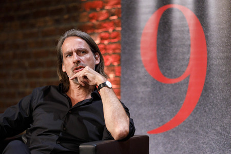 Jens Söring und Richard David Precht auf der phil.cologne 2021 in Köln