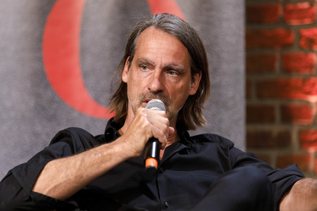 Jens Söring und Richard David Precht auf der phil.cologne 2021 in Köln