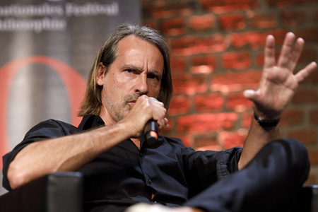 Jens Söring und Richard David Precht auf der phil.cologne 2021 in Köln