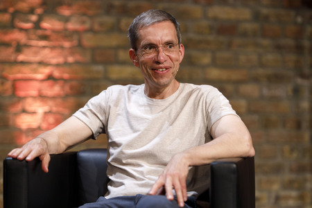 Jens Söring und Richard David Precht auf der phil.cologne 2021 in Köln