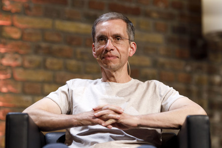 Jens Söring und Richard David Precht auf der phil.cologne 2021 in Köln