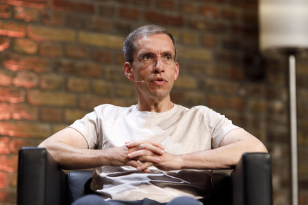 Jens Söring und Richard David Precht auf der phil.cologne 2021 in Köln