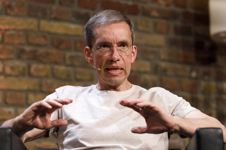 Jens Söring und Richard David Precht auf der phil.cologne 2021 in Köln