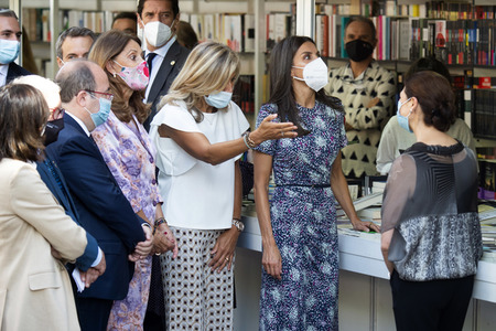 Königin Letitzia bei der Eröffnung der Buchmesse in Madrid