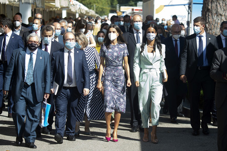 Königin Letitzia bei der Eröffnung der Buchmesse in Madrid