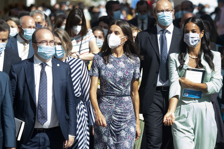 Königin Letitzia bei der Eröffnung der Buchmesse in Madrid