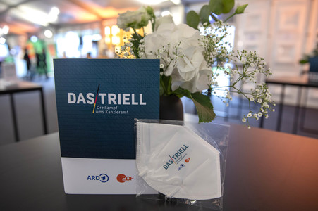 Triell - Dreikampf ums Kanzleramt in Berlin