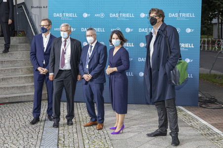 Triell - Dreikampf ums Kanzleramt in Berlin