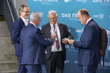 Triell - Dreikampf ums Kanzleramt in Berlin