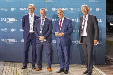 Triell - Dreikampf ums Kanzleramt in Berlin